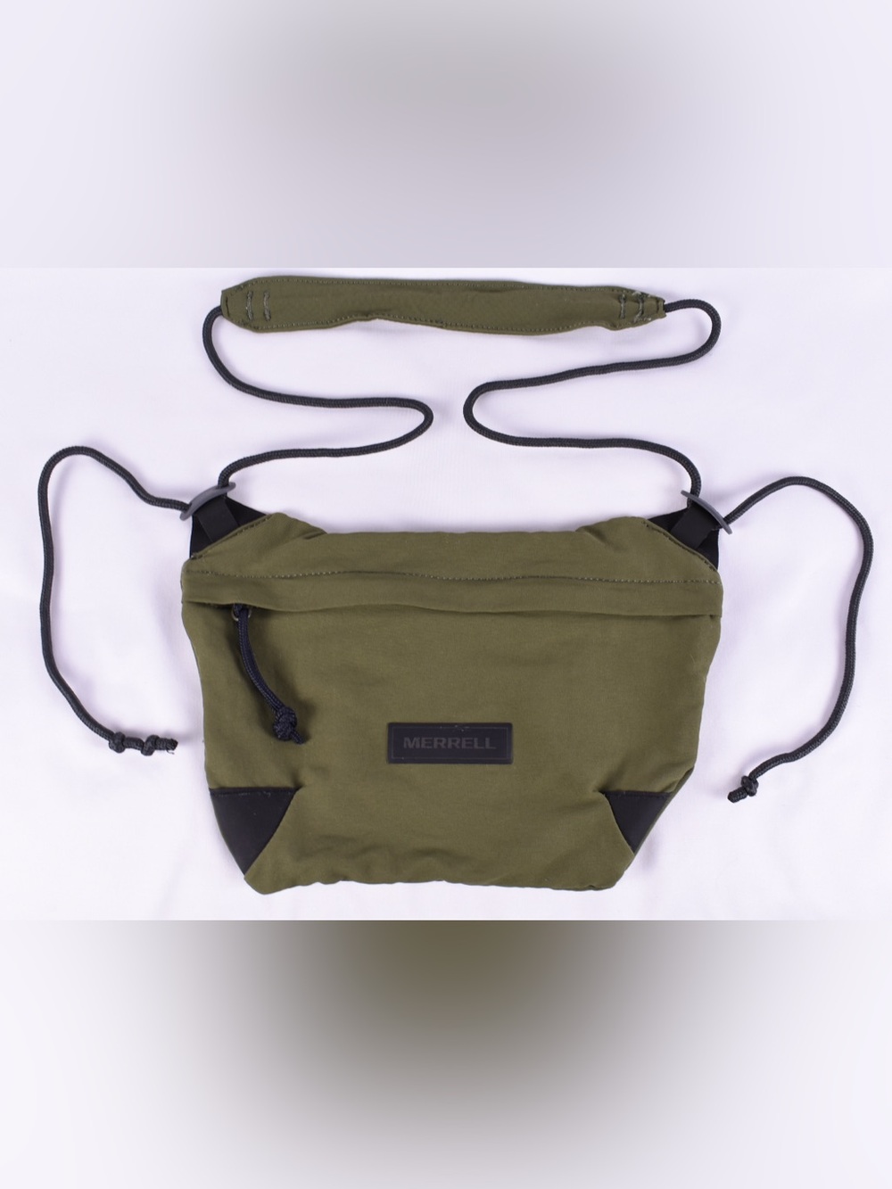 Merrell Olive Green Men's Belt Bag with Adjustable Strap